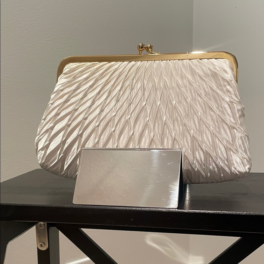 Elegant White Clutch Bag